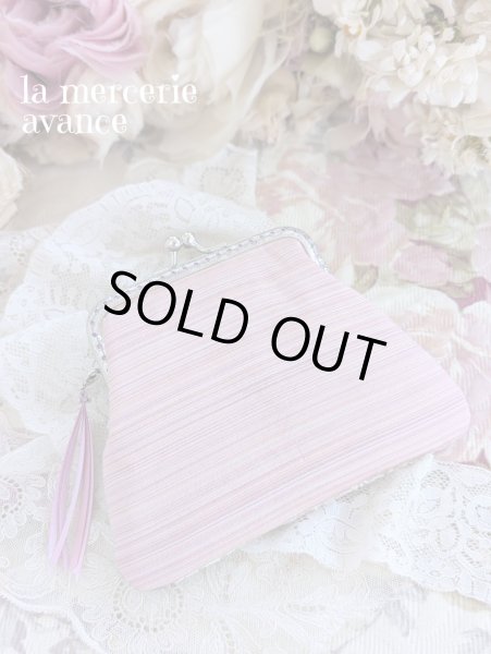 画像2: 【完成品】シルクの口金ポーチ　 (akiko) 　 (2)