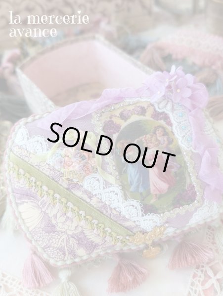 画像4: 【完成品】スミレのブラスチャームがキュートなボックス(akiko)　送料無料 (4)