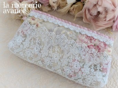 画像2: 【キット】ジャガード生地のフォトカードの女の子のポーチ