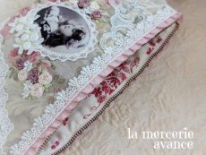 画像4: 【キット】ジャガード生地のフォトカードの女の子のポーチ (4)