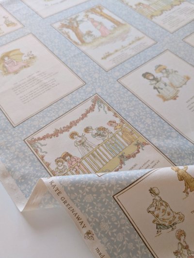 画像2: ケイト・グリーナウェイ パネル生地 約110×60cm