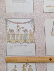 画像2: ケイト・グリーナウェイ パネル生地 約110×60cm  (2)