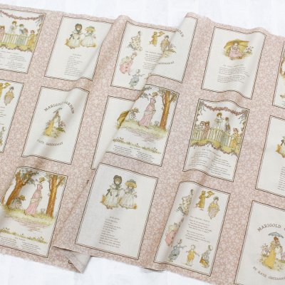 画像1: ケイト・グリーナウェイ パネル生地 約110×60cm