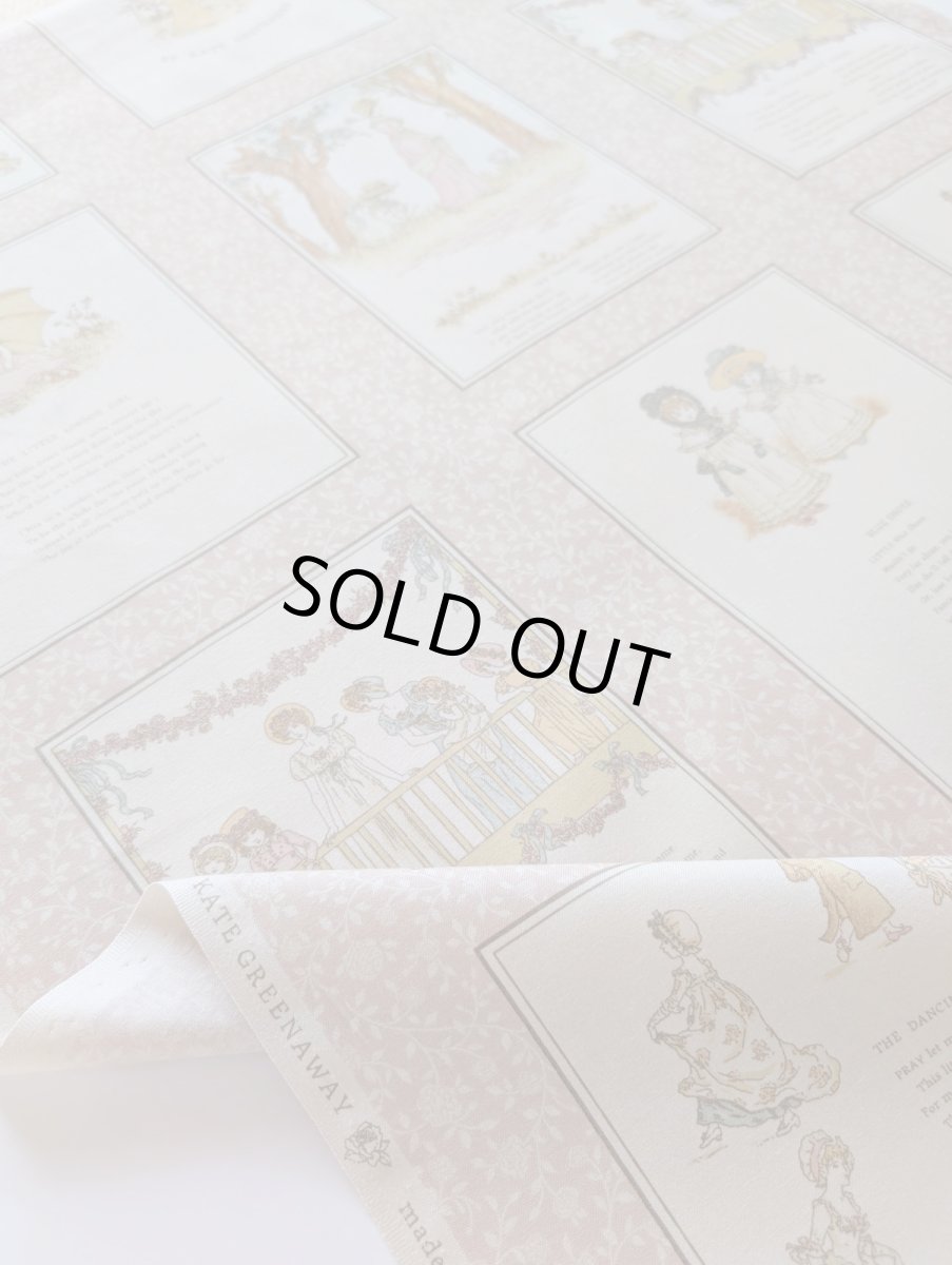 画像1: ケイト・グリーナウェイ パネル生地 約110×60cm  (1)