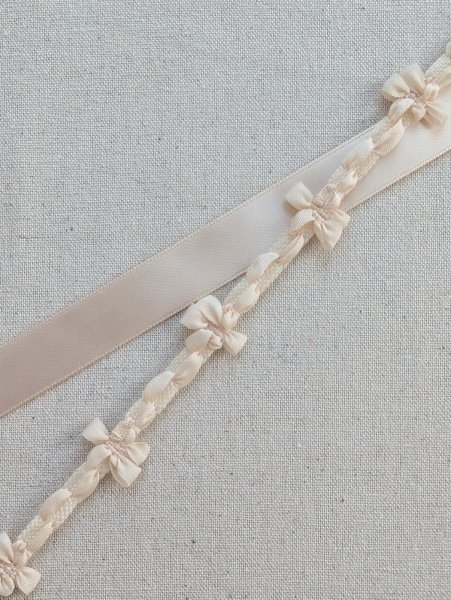 画像4: はじめての手芸セット 〜リネンとレース5種・リボン2種の小さなお試しセット〜 (4)