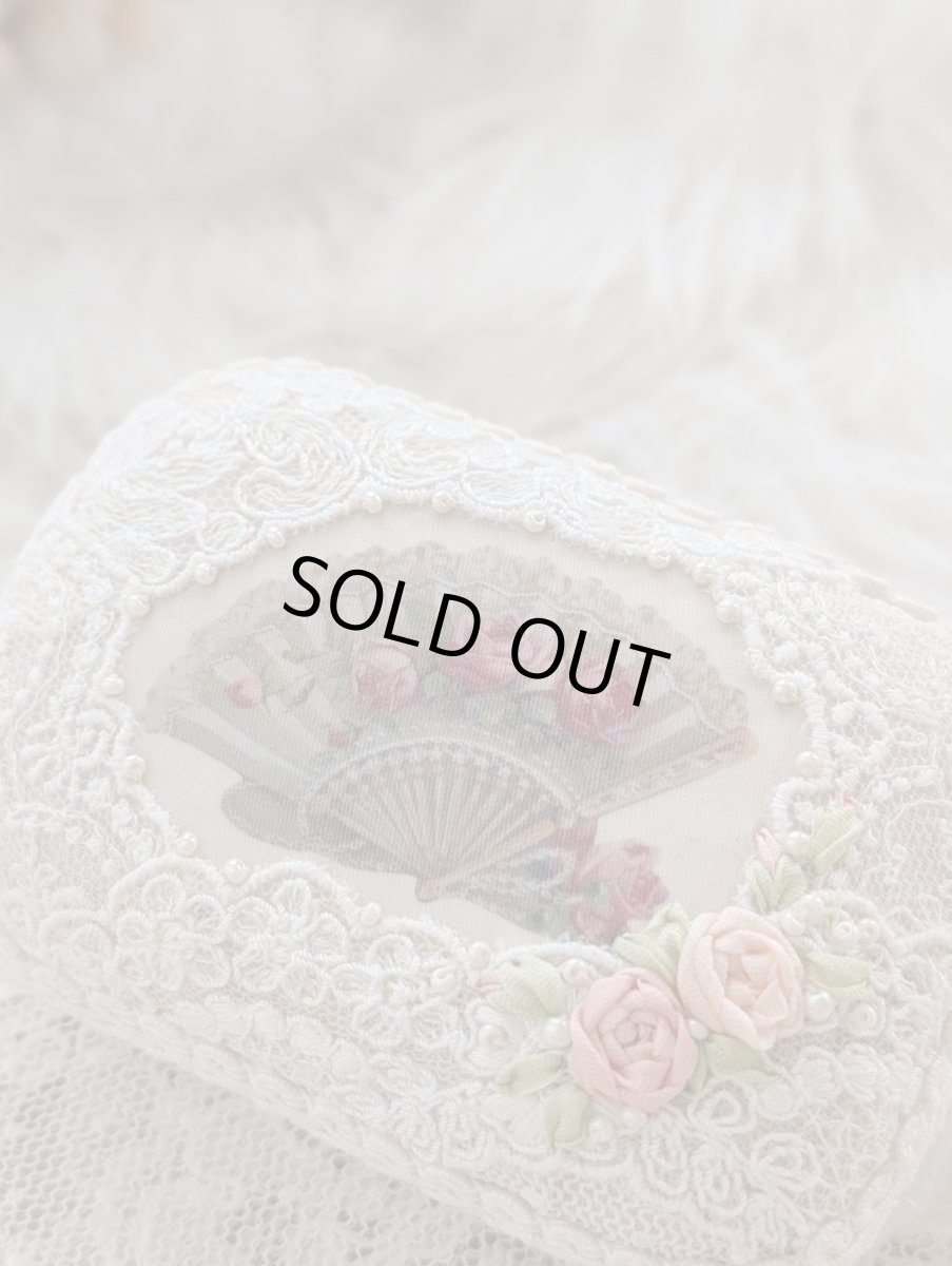 画像2: 手のひらに収まる小さなアクセサリーケースです〜扇子〜【完成品】 (2)