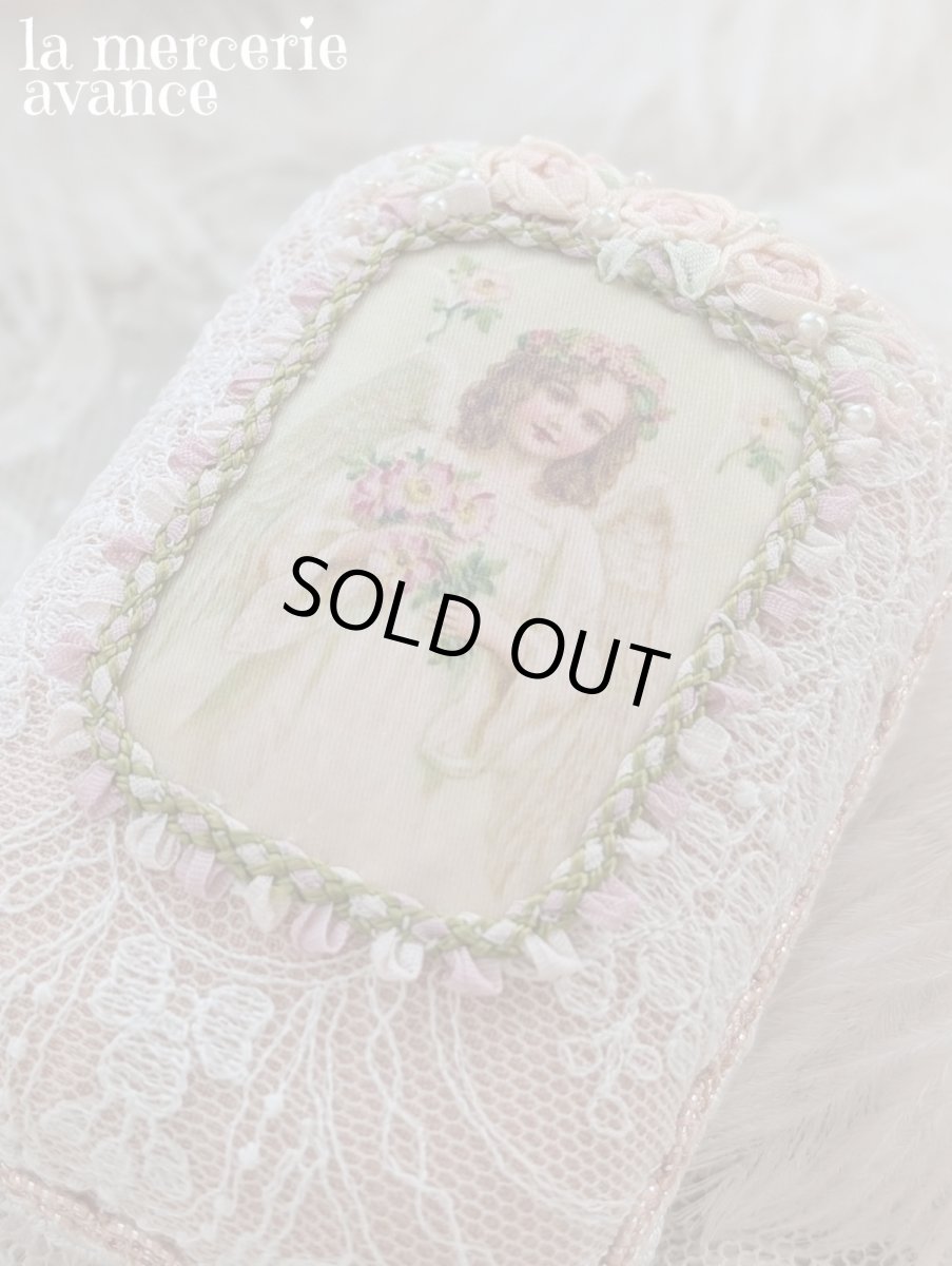 画像2: 手のひらに収まる小さなアクセサリーケースです〜天使〜【完成品】 (2)