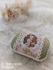 画像2: 手のひらに収まる小さなアクセサリーケースです〜グリーン〜【完成品】 (2)