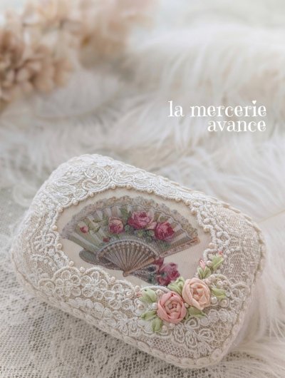 画像1: 手のひらに収まる小さなアクセサリーケースです〜扇子〜【完成品】