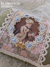 画像3: 手のひらに収まる小さなアクセサリーケースです〜グリーン〜【完成品】 (3)