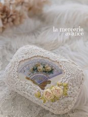 画像1: 手のひらに収まる小さなアクセサリーケースです〜扇子〜【完成品】 (1)