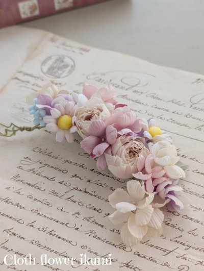 画像2: クレッセントリースの布花