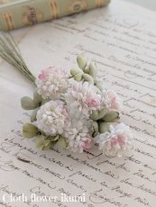 画像2: シロツメクサの布花 (2)