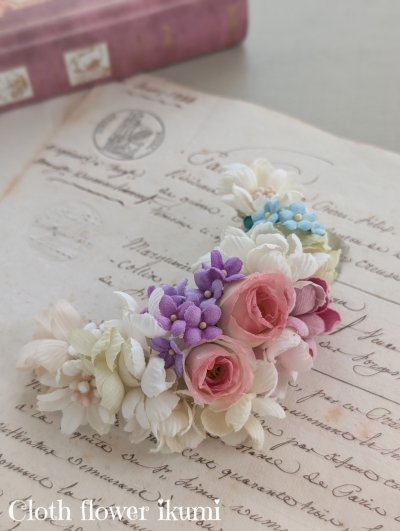 画像2: クレッセントリースの布花