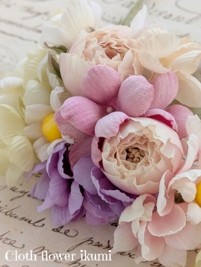 画像1: Ⅼシェイプの布花