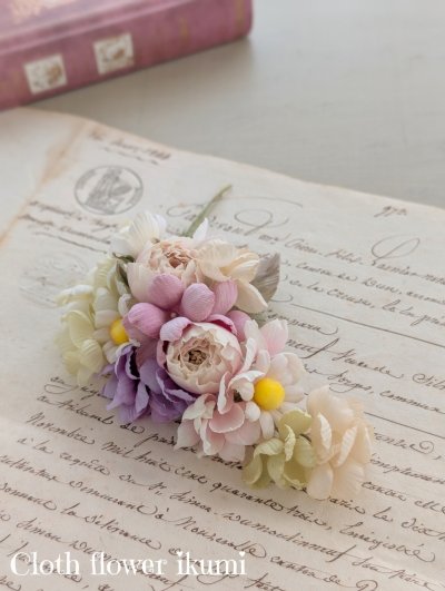 画像2: Ⅼシェイプの布花