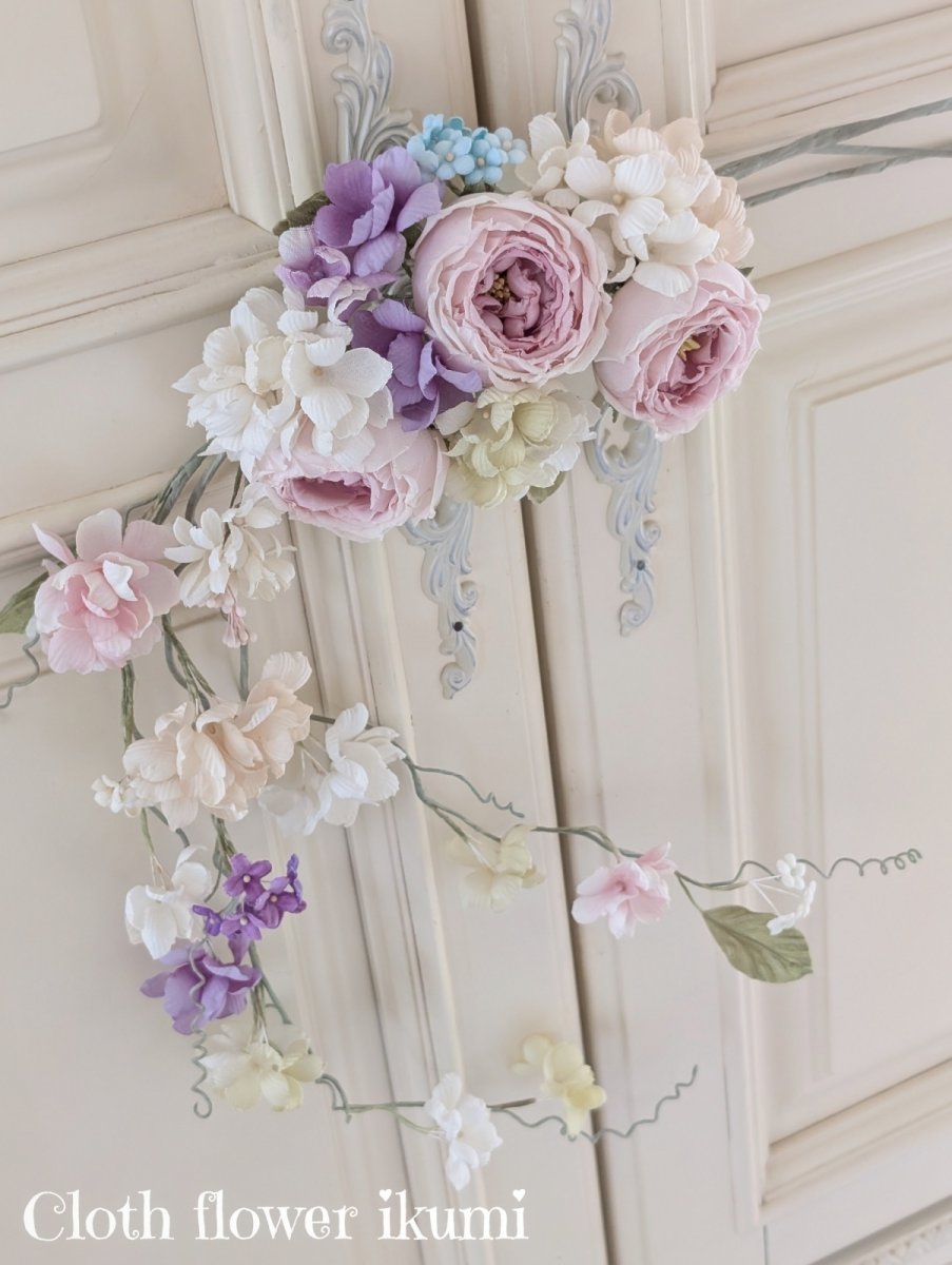 画像2: ガーランドの布花（3本セット） (2)