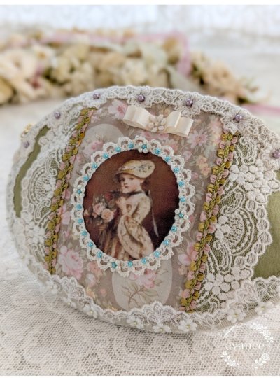 画像1: 【キット】クラシカルレディのファスナーポーチ