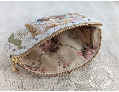 画像2: 【キット】クラシカルレディのファスナーポーチ