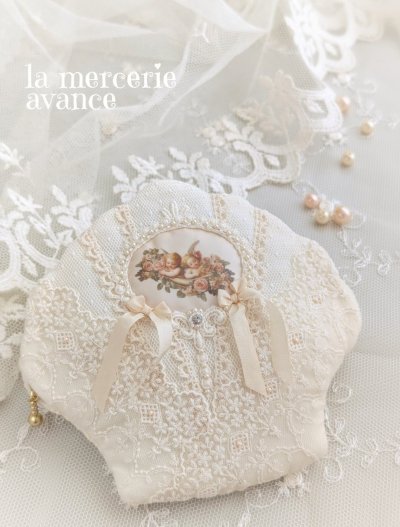 画像1: シェルポーチ　エンジェル【完成品】