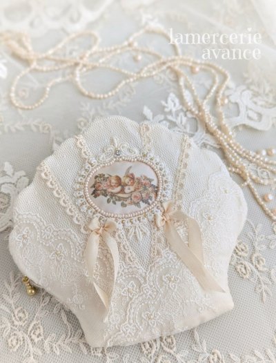 画像1: シェルポーチ　エンジェル【完成品】