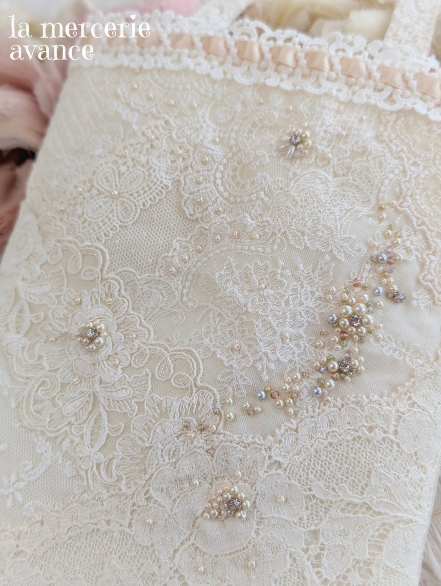 画像2: 【完成品】クラシカル・レースの2WAYバッグ(akiko) (2)