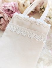 画像4: 【完成品】クラシカル・レースの2WAYバッグ(akiko) (4)