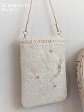 画像4: 【完成品】クラシカル・レースの2WAYバッグ(akiko) (4)