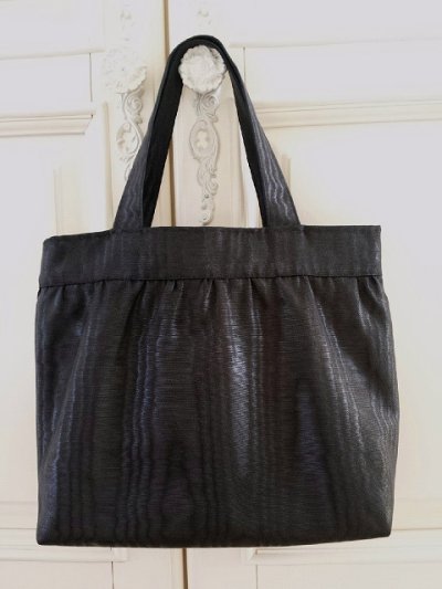 画像2: キラキラコサージュ付きモアレのバッグのキット