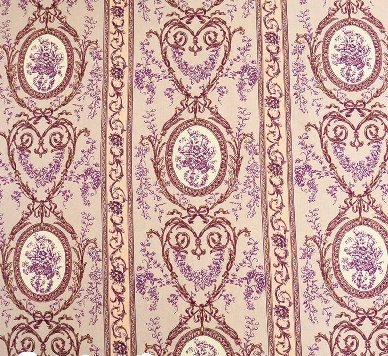 ヴィクトリアン柄生地